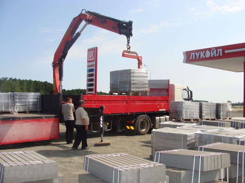 Доставка тротуарной плитки