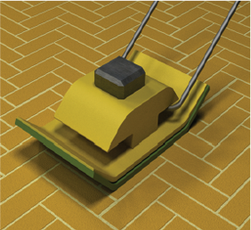 Трамбовка тротуарной плитки